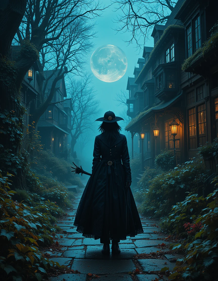 ai picture generator - the witch returning home