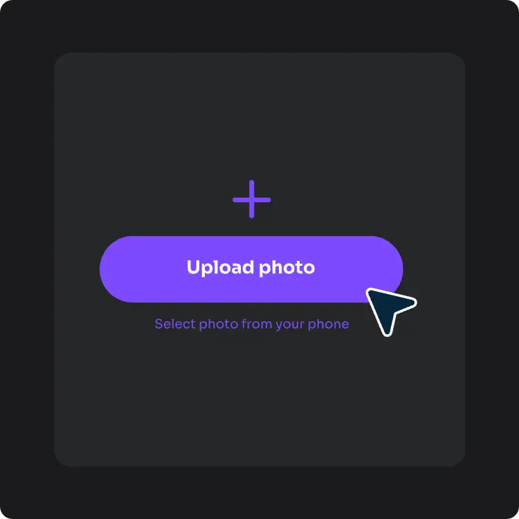 upload image box of ai pose generator