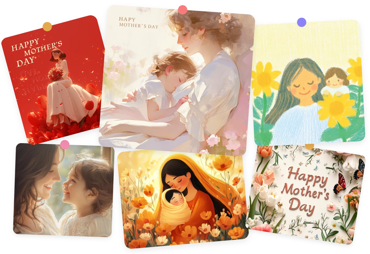 6 different mother's day image ideas