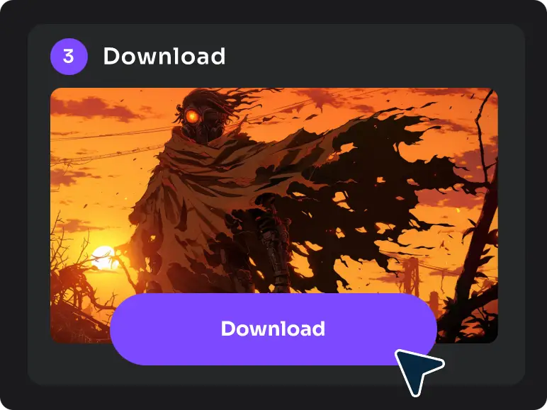 an anime ai art of a man in a cape