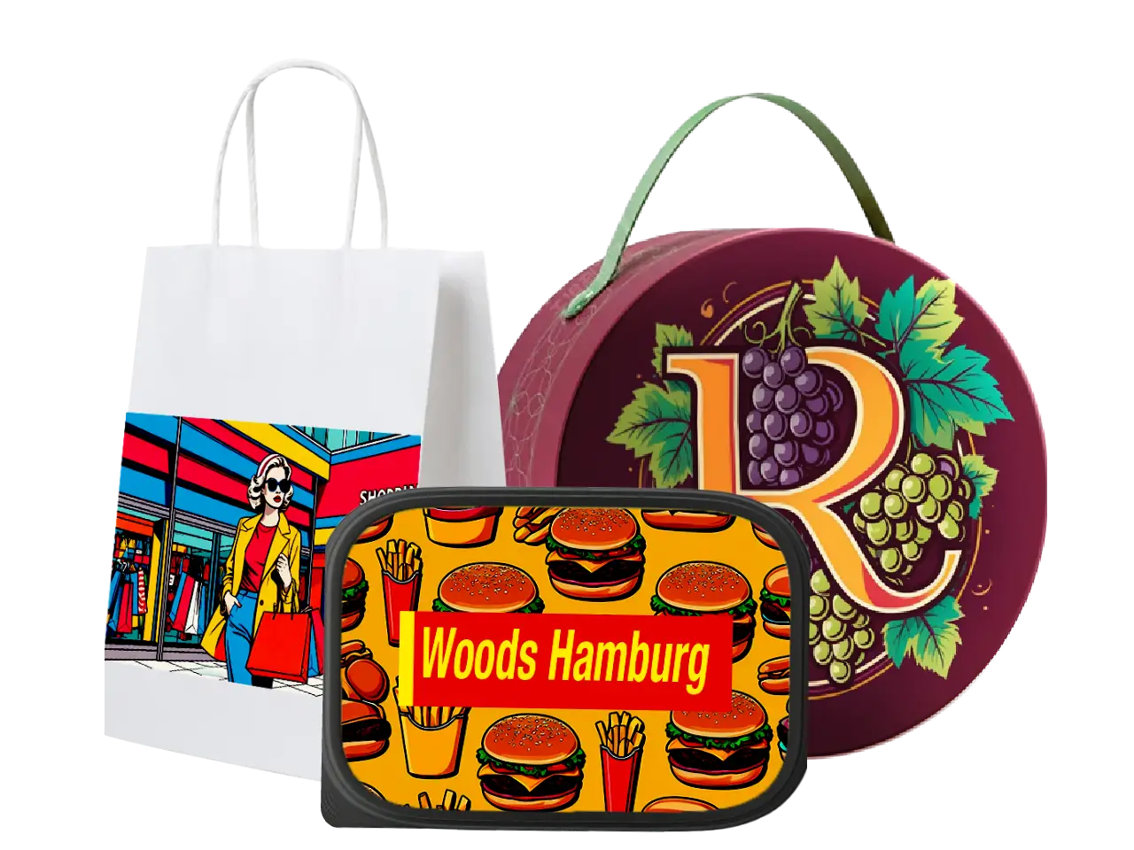 piclumen ai ポップアートジェネレータで生成されたポップアートスタイルの3製品