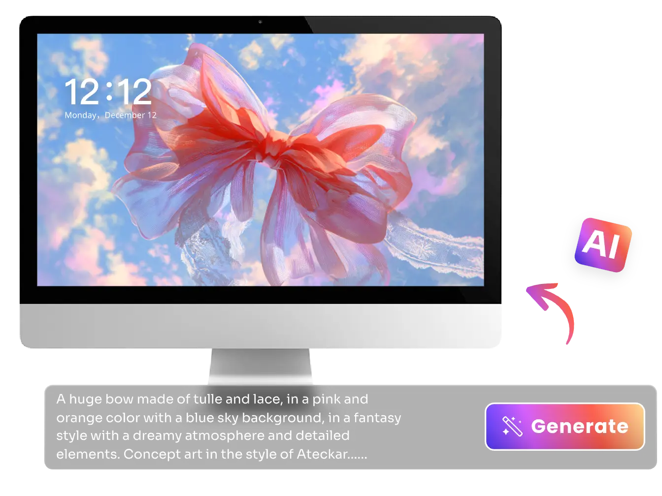 a cute bow wallpaper created by Piclumen