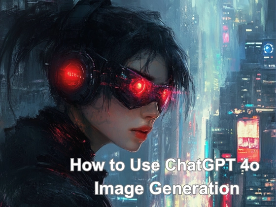 the banner of how to use chatgpt 4o image generation