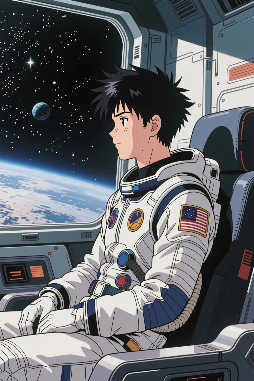 Composite AI image merging fashion portrait with beach sunset, warm highlights on sunglasses created by Qwen-Image - source