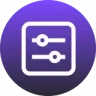 icon with control slider